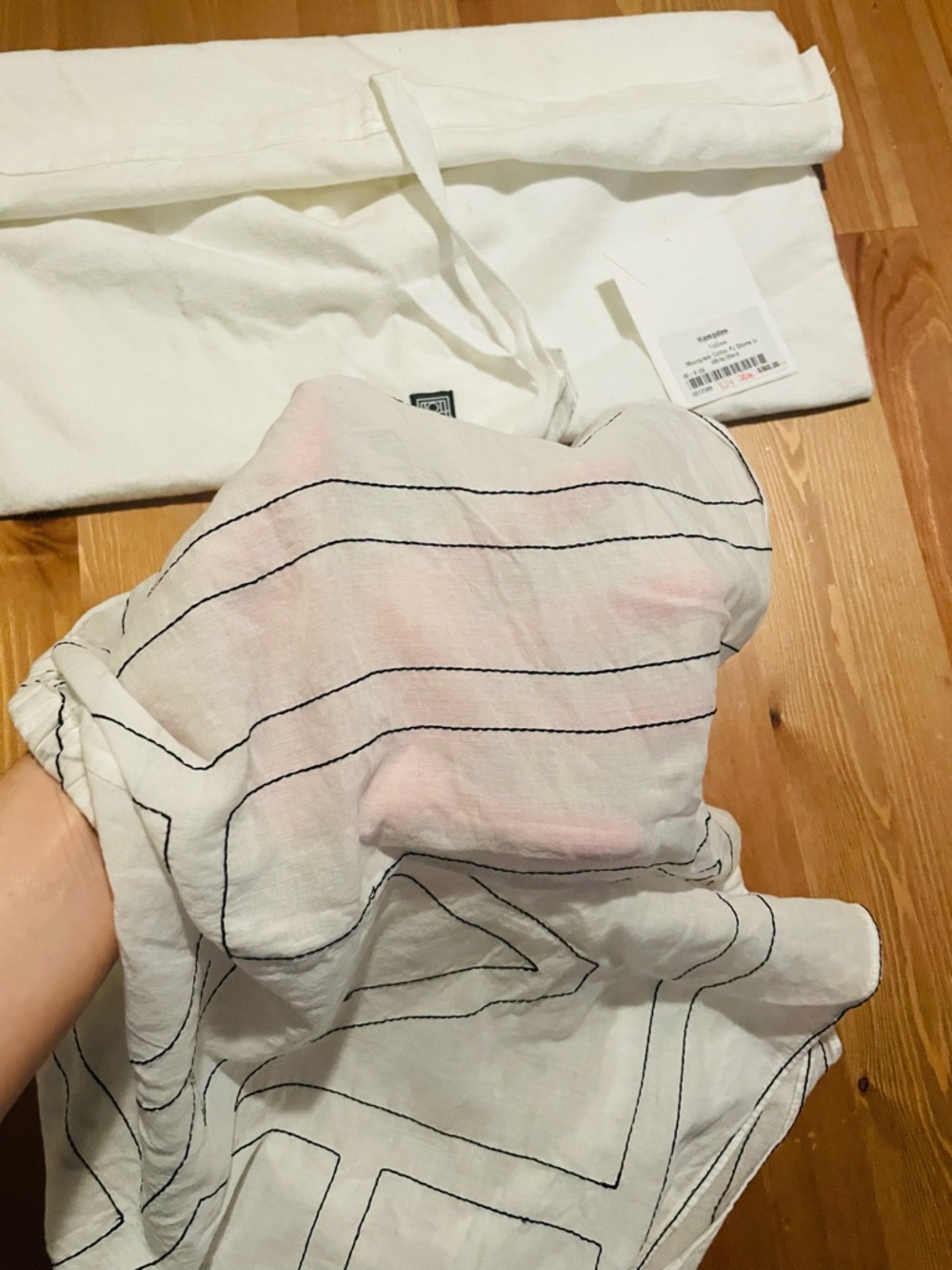 Toteme Monogram Cotton Shorts - Picture 8 of 8